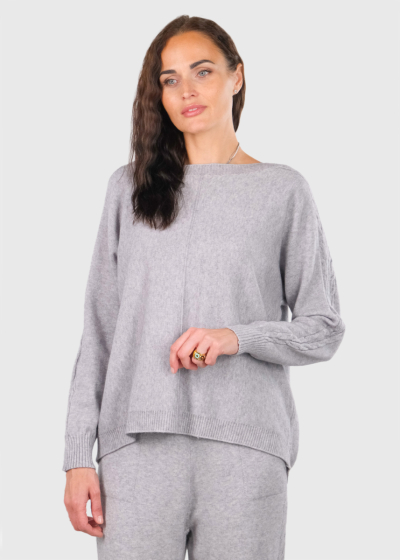 Caroline серый теплый костюм