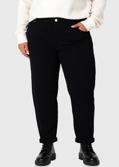 Celeste Mom Fit черные женские джинсы