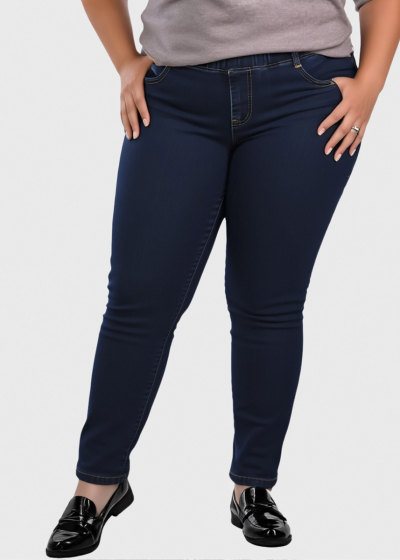 Dahlia Plus Size dark blue jeans