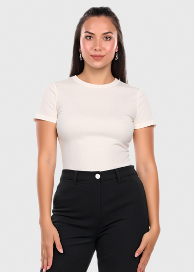 Delilah white women's t-shirt