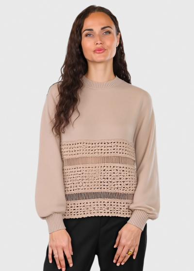 Elizabeth beige sweater