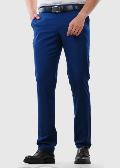 Oliviero Slim Fit dark blue men's pants