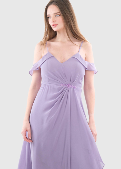 Julietta purple evening dress
