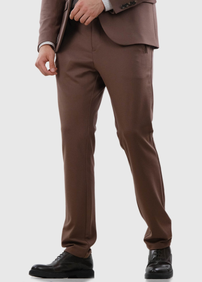 Aurelio brown men's trousers