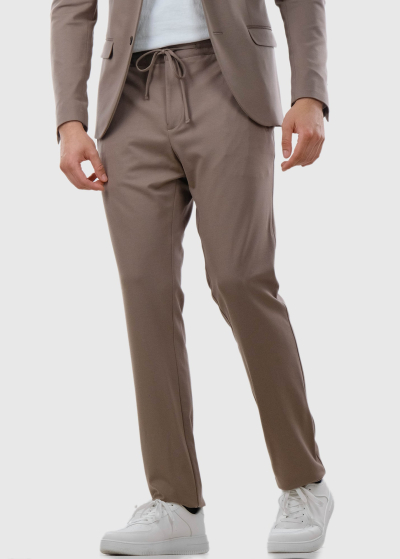 Arturo dark beige men's trousers with pockets