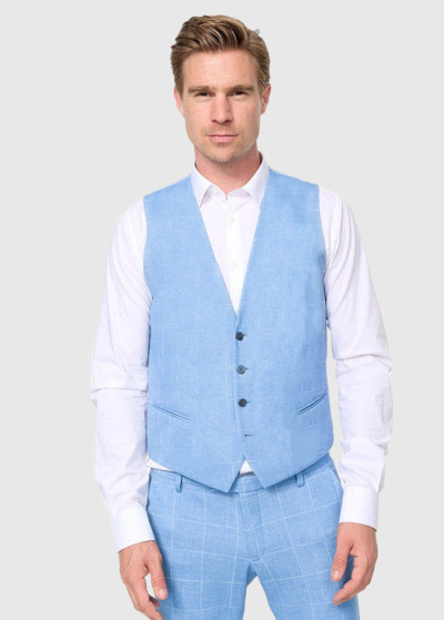 Prospero light blue mens vest