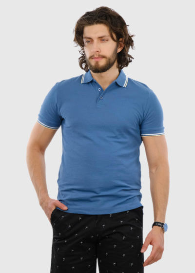 Narciso blue men's Polo Shirt