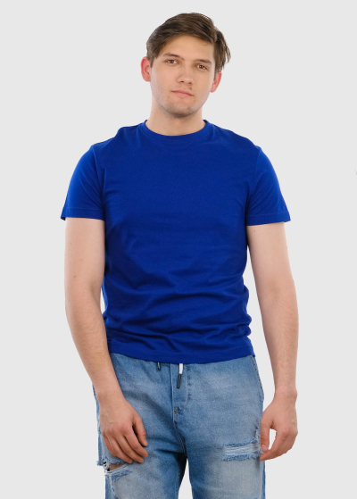 Aurelio Simple blue men's t-shirt