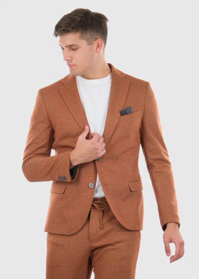 Luca light brown men's blazer