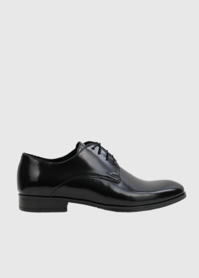 Allegrino black leather men's brogue shoes