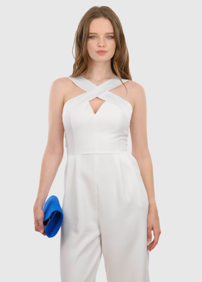 Viviana white jumpsuit