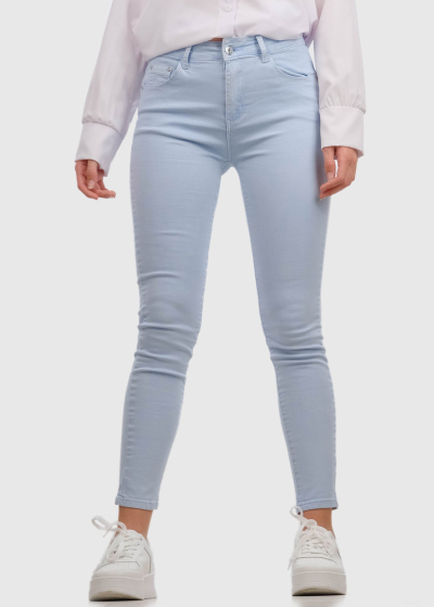 Romana Skinny Fit голубые женские джинсы