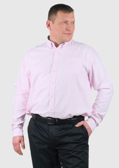 Raniero Plus Size light pink shirt