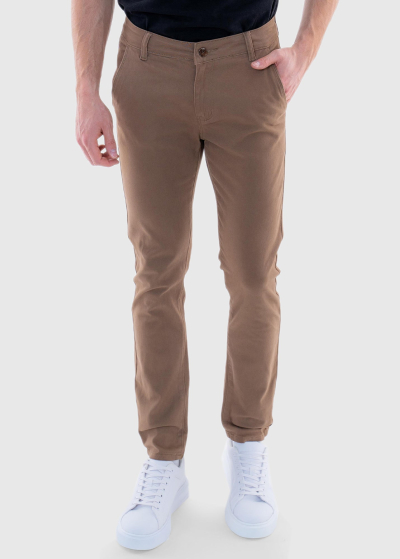 Anastasio Slim Fit brūnas vīriešu bikses