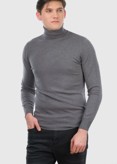 Gianfranco grey men's turtleneck