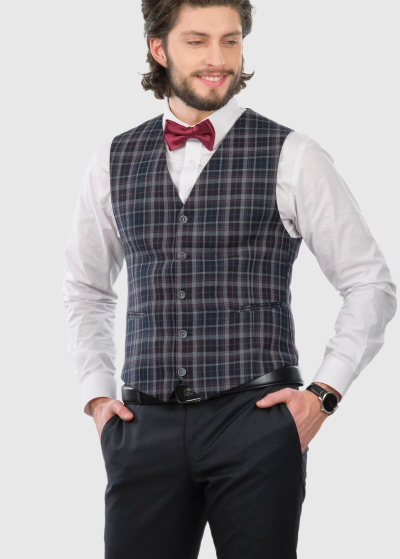 Arsenio classic checkered vest