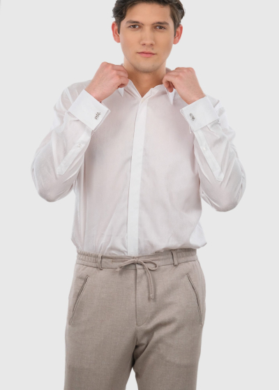 Antonio Slim Fit balts krekls