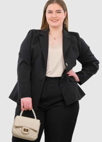 Fioralba Plus Size black jacket