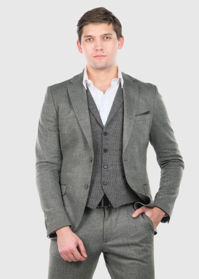 Melchiorre dark green men's blazer