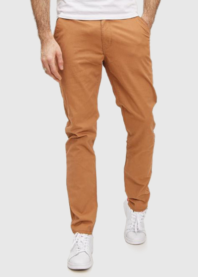 Anastasio Slim Fit light brown mens pants