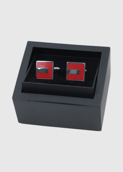 Bordo men's square cufflinks
