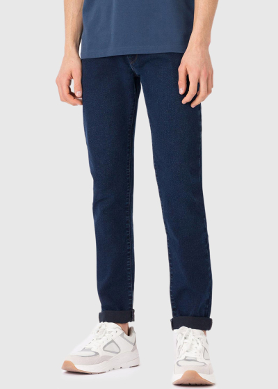 Slim Fit темно-синие джинсы