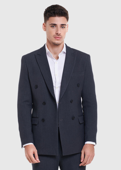 Vittore dark grey buttoned blazer