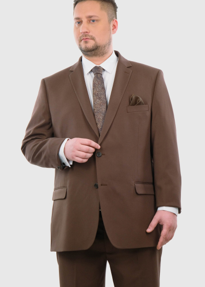 Fedele Regular Fit brown suit