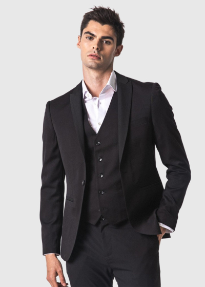 Walter black men's blazer
