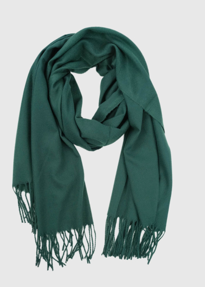 Marzia dark green womens scarf