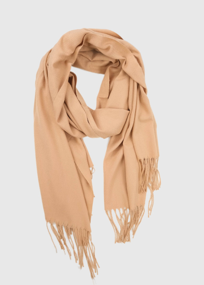 Marzia light brown womens scarf