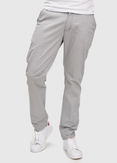 Anastasio Slim Fit светло-серые мужские брюки