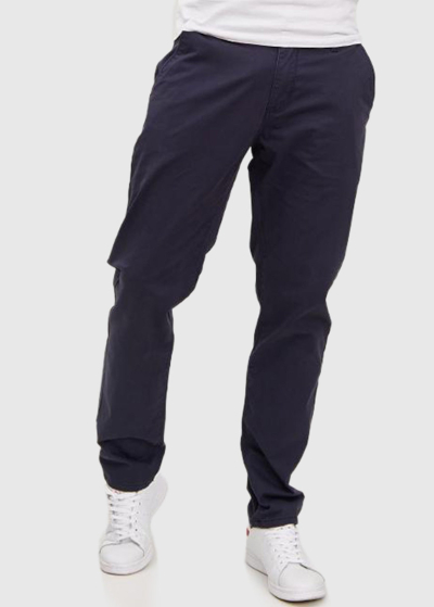 Anastasio Slim Fit темно-синие мужские брюки