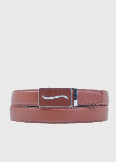 Guiseppe brown leather men's belt
