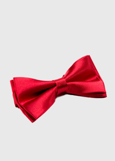 Red men's bow tie