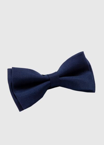 Dark blue mens bow tie