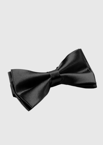 Black mens bow tie