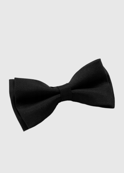 Black mens bow tie