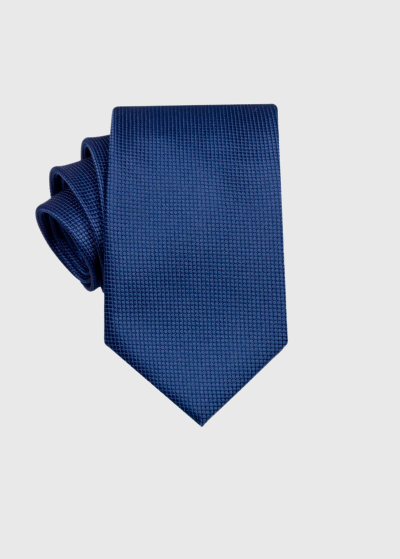 Dark blue men's tie
