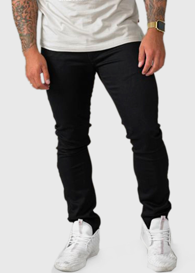 Guido Slim Fit черные джинсы Большого Размера