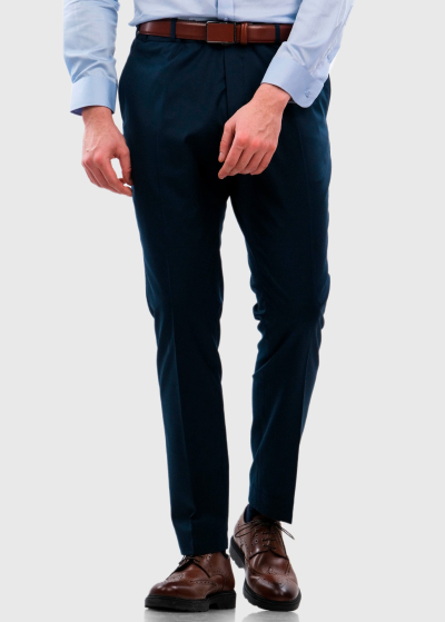 Andrea dark blue men's pants with pockets