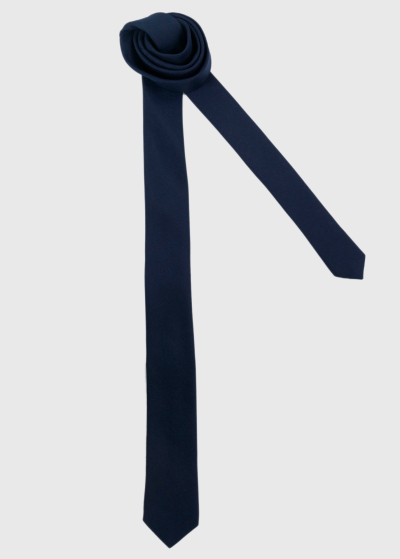 Dark blue mens tie