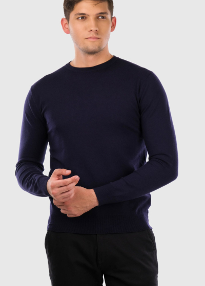 Camillo dark blue men's sweater