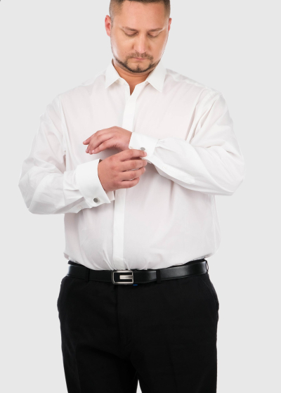 Slim Fit Plus Size white shirt