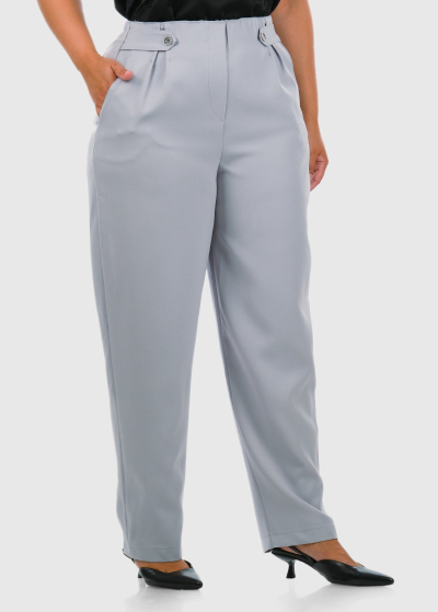 Itala Plus Size grey pants