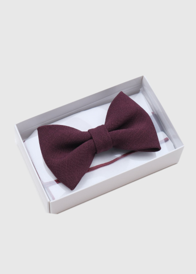 Bordo men's bow tie