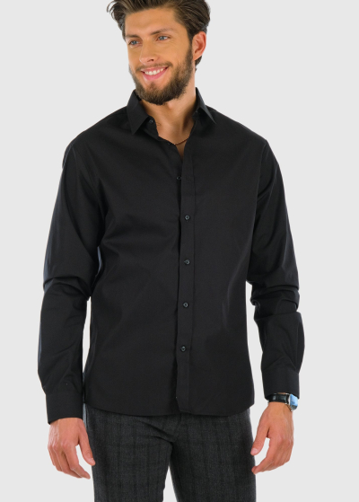 Raffaele Slim Fit black shirt