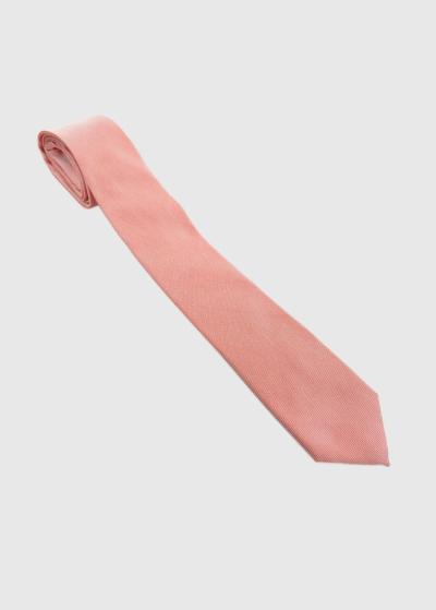 Pink men's tie