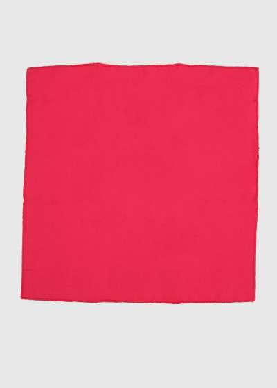 Red men's pocket square