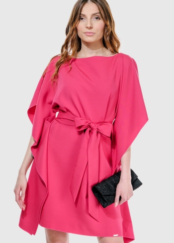 Agata pink dress with belt